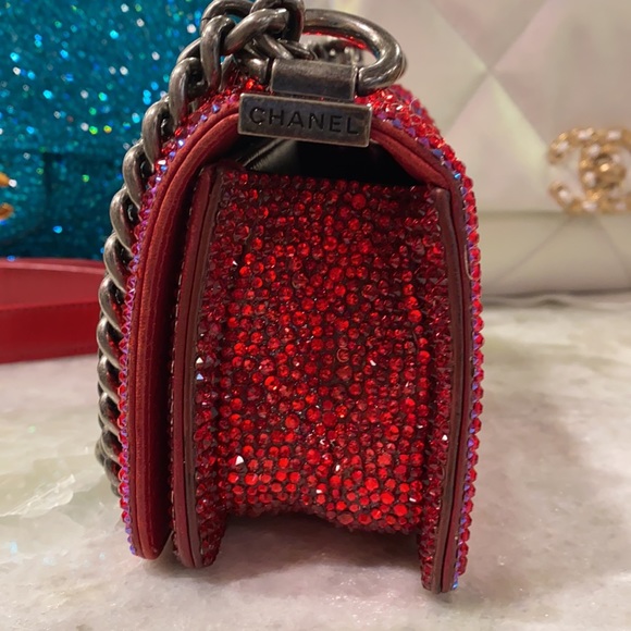 Swarovski ultra Mini Chanel Leboy Crossbody bag - Picture 6 of 10